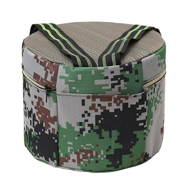 simhoa Gardening Hip Cushion Stool Wearable Camping Stool for Fishing Home Backyard Height 17cm