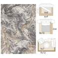 thumbnail image 4 of SIXHOME 5'x7' Area Rugs for Living Room Marble Swirl Abstract Rug Ultra Soft Washable Rugs for Bedroom Anti Slip Durable Carpet Home Decor for Dining Room Gray, 4 of 6