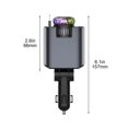 thumbnail image 3 of Car Charger with Aroma Mist | Super Fast 3-in-1 Retractable Design | Starlight Ambient Light | Dual Cables + Port | 80cm Reach | 15ml Capacity | Overcharge Protection | Clutter-Free, 3 of 9