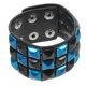 thumbnail image 1 of GOOHOCHY Pulsera de cuero trenzada estilo punk, estilo rock, estilo gótico, vikingo, ajustable para mujer., 1 of 8