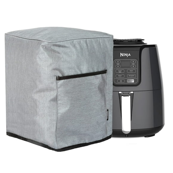Crutello Funda para freidora de aire con bolsillos de almacenamiento para freidora de 4 cuartos, cubiertas para freidora de aire para exteriores, cubiertas antipolvo para electrodomésticos pequeños, f