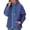 Blue, variant on Womens Zip up Jackets, Outdoor Lightweight Long Sleeve Fall Windbreaker with Hood Blue Size S-2XL