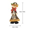 thumbnail image 3 of Gibobby Árbol de Navidad Decoración Tela Celosía Navidad Muñeco de nieve Muñeca Colgante Muñeca de Navidad(B), 3 of 3