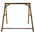 thumbnail image 5 of Zimtown 5.5 FT Wooden Porch Swing Frame Swing Stand A-Frame 600lbs Capacity, 5 of 11