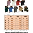 thumbnail image 2 of Capreze Winter Warm Sweater Jumper for Women Cable Knitted Tops Casual Long Sleeve V Neck Pullover Work Chunky Pullovers Apricot S, 2 of 7