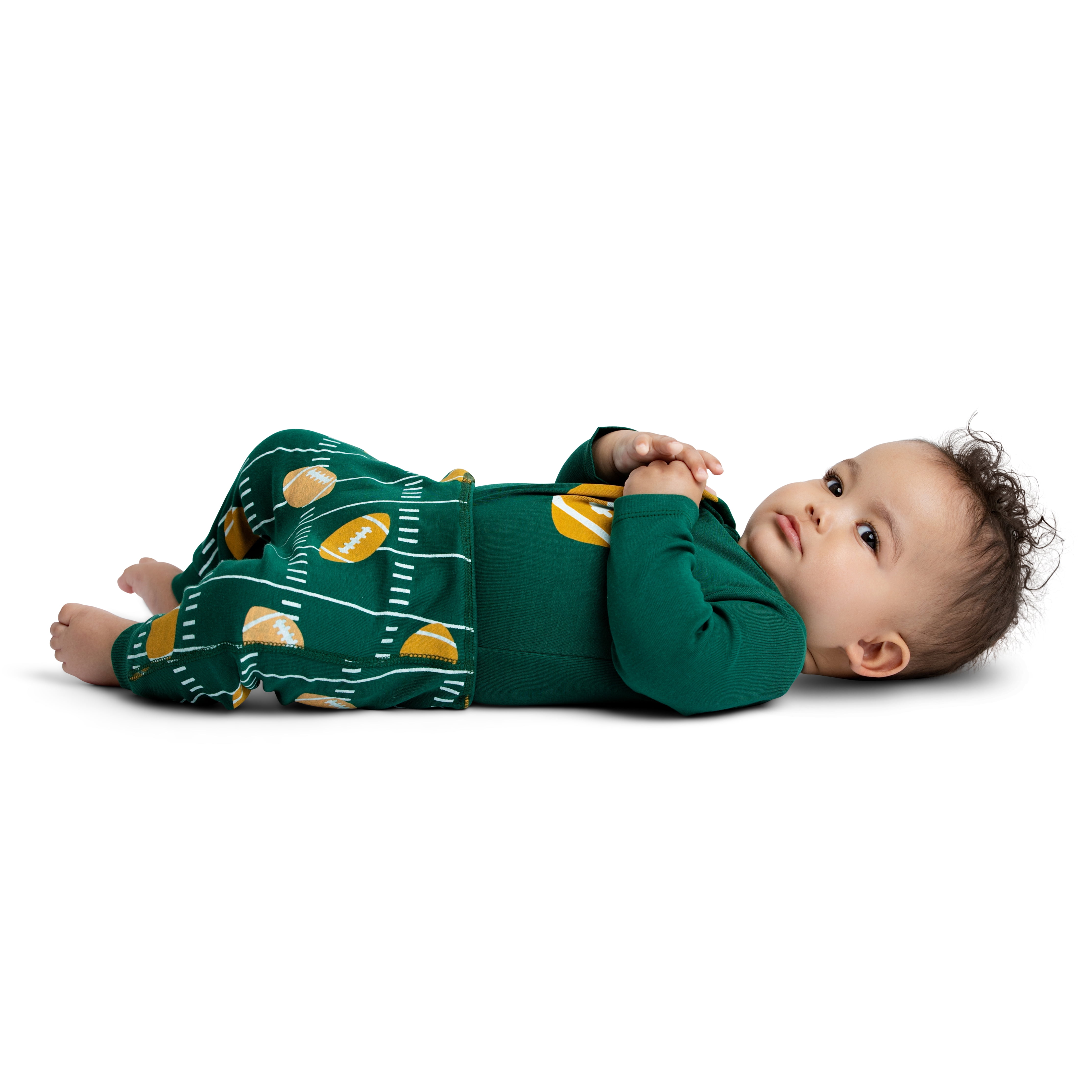 M+A by Monica + Andy Organic Cotton Gender Neutral First Moves Bodysuit + Groove Pant Set, Sizes Newborn -24 Months