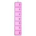 thumbnail image 1 of mmirethe 3 Colors 7 Day Pill Travel Box Portable 1 Week Pill Dispenser Organiser Storage Case Chain, 1 of 7