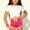 Hot Pink, variant on DAETIROS Girls Shorts, Solid Color Casual Summer Cotton Drawstring Girls Play Shorts Sky Blue Size 14-15 Years