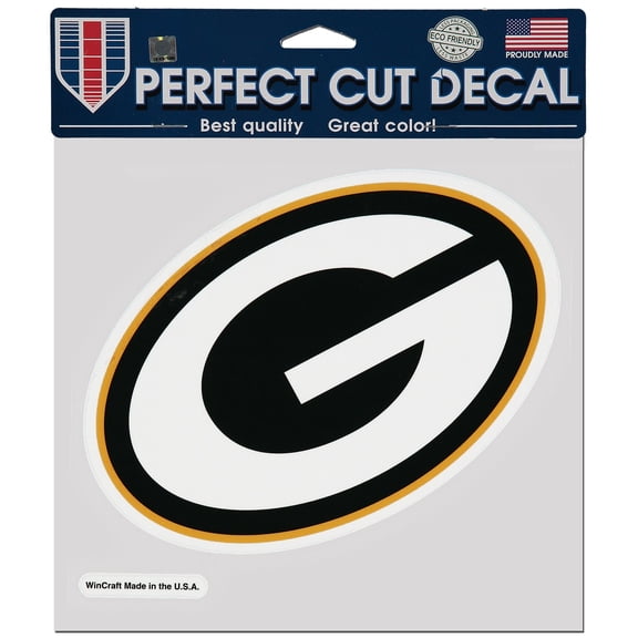 WinCraft Green Bay Packers 8" x 8" Color Car Decal