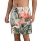 thumbnail image 2 of Balery Tropical With Flamingos Traje de Baño Estilo Hawaiano para Hombre, Shorts de Secado Rápido con Bolsillos-3X-Large, 2 of 6