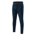 thumbnail image 5 of Cathalem Men's High Waist Straight Fit Stretch Jeans Legendary Regular Boot Jean,Dark Blue S, 5 of 5