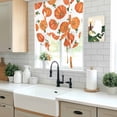 thumbnail image 5 of Thanksgiving Balloon Curtains for Living Room/French Door, Fall Orange Pumpkin Green Maple Leaves Tie Up Curtains 63 Inch Length Energy Saving Kitchen Curtains Shades for Windows 42"x63", 5 of 8
