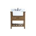 thumbnail image 3 of Elegant Decor Clement 30" Single Bathroom Vanity with Backsplash in Driftwood, 3 of 8