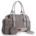 thumbnail image 3 of Set de bolsos Montana West Wrangler Doctor Bag, 3 unidades, para mujer, 3 of 6