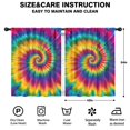 thumbnail image 2 of Blackout Kids Curtains,Rainbow Tie Dye Mandala Pattern Childrens Insulated Curtains Set Of 2,Bedroom Essentials,Toddler Room Decor 42"x54", 2 of 5
