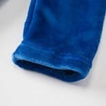 thumbnail image 6 of Odeerbi 2-8Y Toddler Boys Girls Flannel Bathrobe Cartoon Kimono Robe Soft Plush Nightgowns Kids Hooded Bathrobe Sleepwear Plush Robes With Belt Baby Clothes Blue, 6 of 8