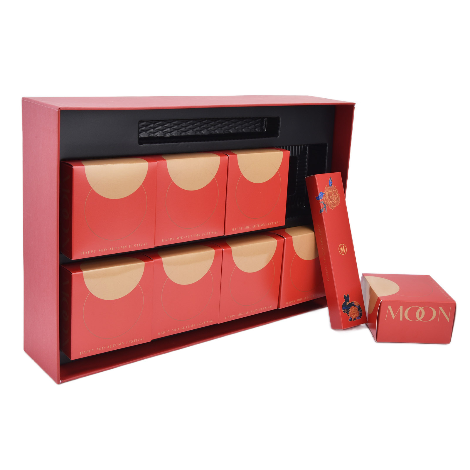 6cavity 50g Hermes 月饼盒/2023 Mid Autumn box/Mooncake Box/Tradition mooncake  box/Luxury mooncake box/月饼盒/中秋包装盒