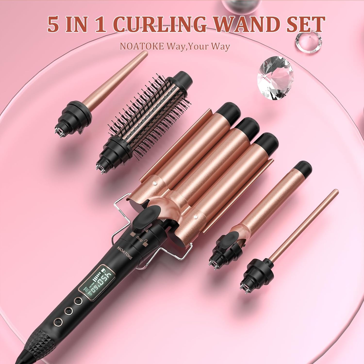 Curling wand set walmart discount