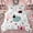 White, variant on Manfei Christmas Snowman Child Queen Comforter Set, Rustic Farmhouse Tree Bedding Sets, Kawaii Love Heart Reversible Bedding Comforter Set, Luxury Bedroom Decor, 3 Pieces