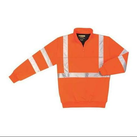 UPA542 ORANGE 5X Hi-Viz Sweatshirt, Orange, Polyamide, 5XL