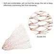 thumbnail image 3 of Uxcell 27.6" PE Foldable Landing Net Fishing Net Replacement 1.18" Mesh Multicolor, 3 of 6