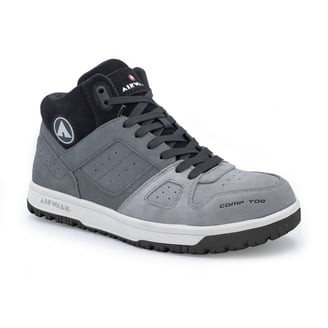 AIRWALK SAFETY Mens Arena Mid Composite Toe EH Work Shoe Black/Red