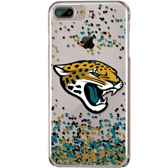 Jacksonville Jaguars iPhone Clear Case with Confetti Design