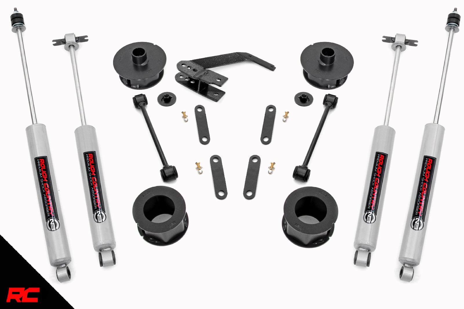 Photo 1 of **SEE NOTES** Rough Country 2.5 Lift Kit compatible w/ 2007-2018 Jeep Wrangler JK Suspension System