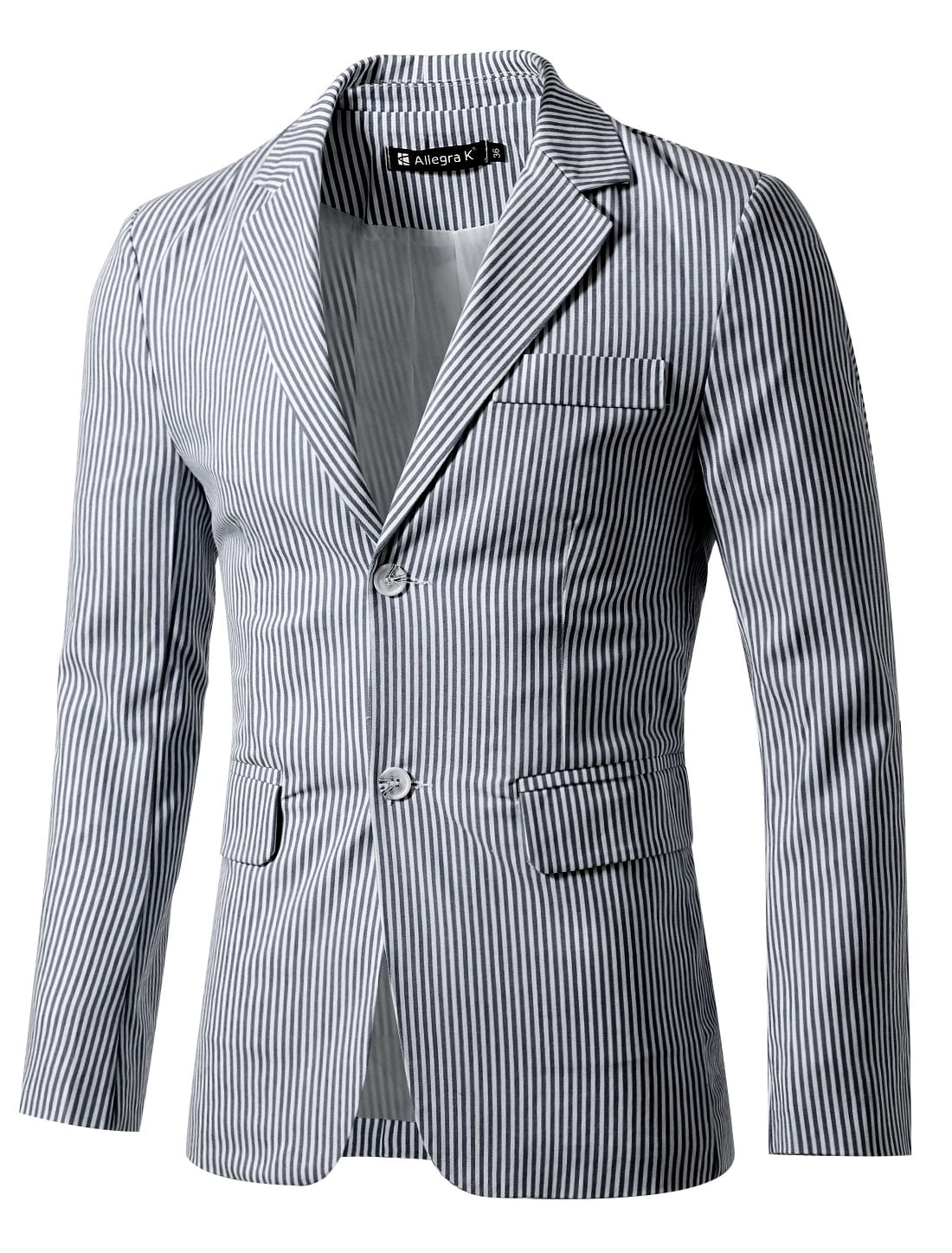 vertical striped jacket