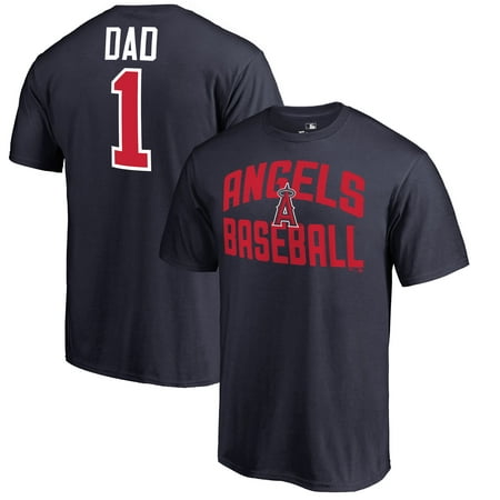 Los Angeles Angels Fanatics Branded 2018 Father's Day Number 1 Dad T-Shirt -
