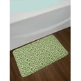 thumbnail image 2 of Vine Bath Mat, Viticulture Theme Swirly Grapevines Growing up the Wall Image, Plush Bathroom Decor Mat with Non Slip Backing, 29.5" X 17.5", Dark Indigo Fern Green, by Ambesonne, 2 of 2