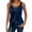 j7-Navy, variant on Womens Tank Tops Summer Casual Solid Color Caged Neck Sleeveless Racerback Muscle Ladies Standard Straps Loose Fit Comfortable Breathable Soft Sexy Daily Basic Tops,XXL