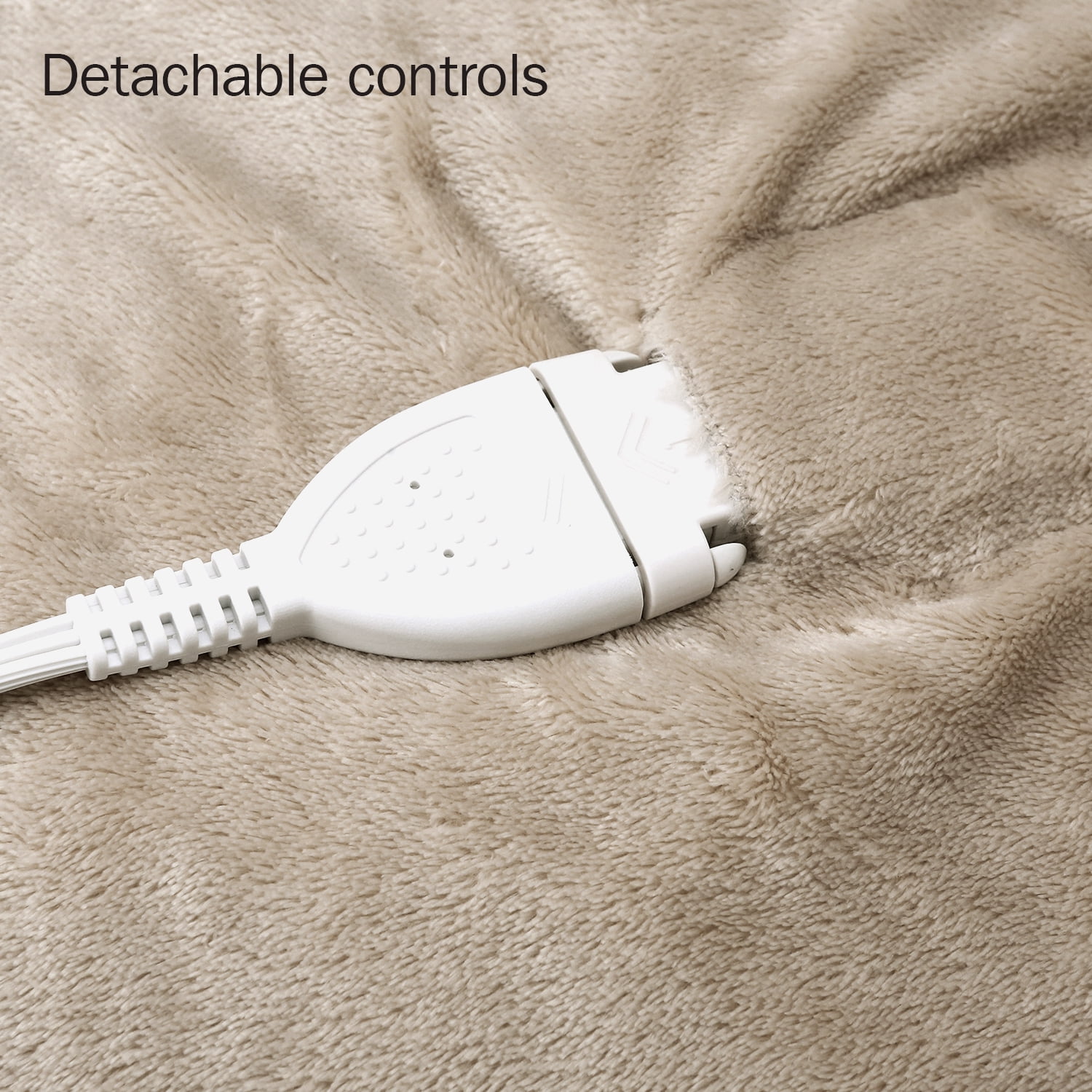 Electric Blanket Queen,Heated Blanket Throw with 10 Heat Settings/Safety 10 Hours Auto-Off Dual Controllers 84"x90" Linen