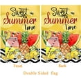 thumbnail image 3 of Large Summer Flag,28x40 Inch Hello Summer House Flags with Two Grommets Double Sided Printing 2 Layer Burlap Welcome Summer Garden Flag for Your Summertime Decoration, 3 of 4