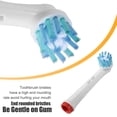 thumbnail image 4 of Unique Bargains 8pcs Electric Toothbrush Replacement Heads Kit White Gentle Clean Nylon Bristles, 4 of 6