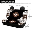 thumbnail image 4 of Yuyamidu Aztec Western Geometric Car Seat Cover Cushion Pad Suitable for SUV Sedan Truck Back Seat Cover Accessories Dustproof Non Slip Rear Bench Cover Decoration, 4 of 4