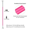 thumbnail image 3 of Yescom 10.9 Ft Static Spinning Dancing Pole Kit 45mm Silicone Party Club Exercise Pink, 3 of 9