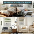 thumbnail image 3 of 23200 BTU 4-in-1 Window Air Conditioner & Heater - Smart WiFi, Remote & App Control, Dehumidifier, Fan, Works with Alexa & Search Engine, Cools & Heats Up to 1500 Sq Ft - US Standard, With WiFi, 3 of 8