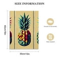 thumbnail image 2 of GOSMITH Summer Colorful Fresh Pineapple Tropical Fruit Canvas Wall Art for Living Room Wall Decor 16x20 in / 12x16 in 12x16 in, 2 of 5