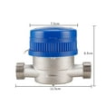 thumbnail image 7 of Cold Smart Water Meter Mechanical Rotary Wing E-Type Precision Digital Display Pointer Counter Water Meter Flow Measuring Tool ,Accurate Measurement, 7 of 7