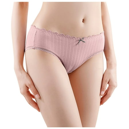 

vbnergoie Women s Thread Breathable Cotton Comfortable Briefs Underwear
