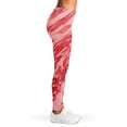 thumbnail image 4 of Wagyu Beef Meat Print Leggings, Bee Sexy Yoga Leggings For Women., 4 of 5