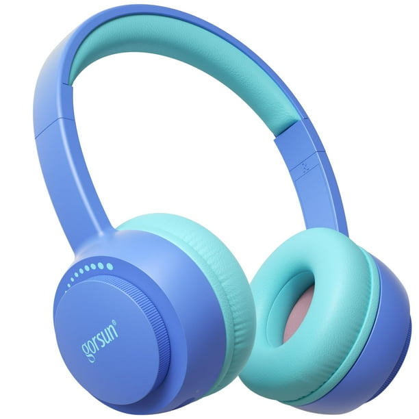 Auriculares infantiles Gorsun Bluetooth 5.3 45H Play Time Blue