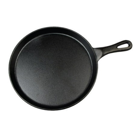 Cast Iron Round Grill Pan - Winco 10'' Frying Pan