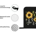 thumbnail image 5 of Sunflower 4pcs Oven Mitts and Pot Holders Sets,You are My Sunshine Heat Resistant Kitchen Oven Glove Potholder Hot Pads for Cooking BBQ Baking Grilling, 5 of 6