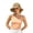 Khaki, variant on Women Knitted Bucket Sun‑Hat With Bow‑Knot Strap UV Protection Wide Brim Elegant Summer Sun Hat Packable Breathable Outdoor Travel Beach Head‑Accessory