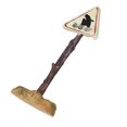 thumbnail image 1 of Aquarium Warning Sign Decoration, Resin Simulation Weighted Base Fish   Warning Signs Landscaping  for Aquarium, 1 of 8