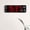 Red, variant on 16" Large Digital Wall Clock Alarm, Big LED, Auto DST, Temperature for Living Room Bedroom Desk Mount, Birthday Gift for Aged Elderly Mother Father