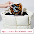thumbnail image 6 of Unicorn Sunflower Velvet Portable Jewelry Organizer with Removable Compartment - Necklace Holder and Gift Box, 6 of 7