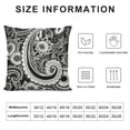 thumbnail image 5 of YINGXI Multi Colored Throw Pillow Covers,Traditional Asian Elements Floral Decorative Pillow Covers Digital Printing Blended Fabric for Couch Sofa Bed Invisible Zipper 12x12in, 5 of 5